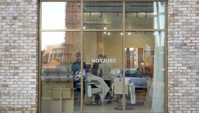 Looking in through the front window